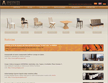 Tablet Screenshot of infinityfurniture.com